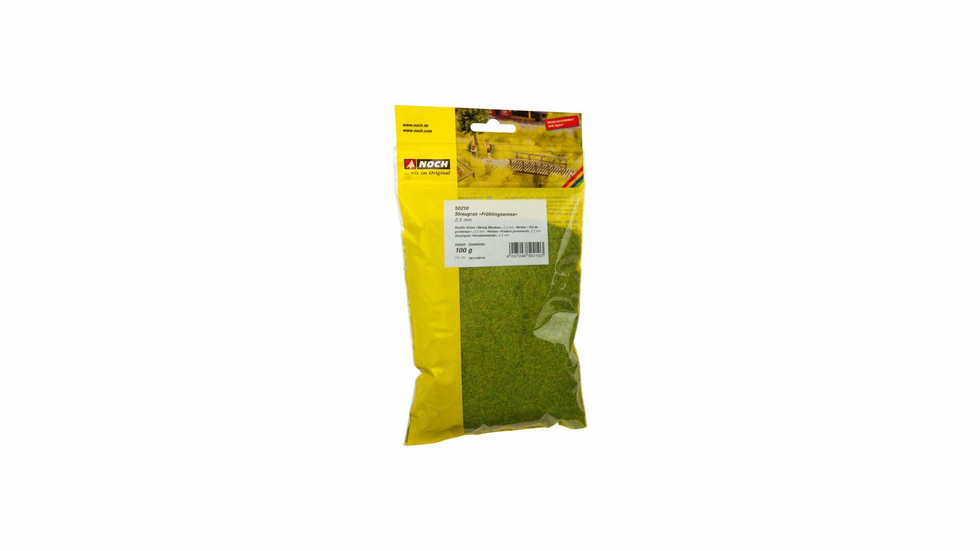 Noch 50210 Static Grass Sp Grn 3.5Oz H0,Tt,N,Z Scale Model Kit